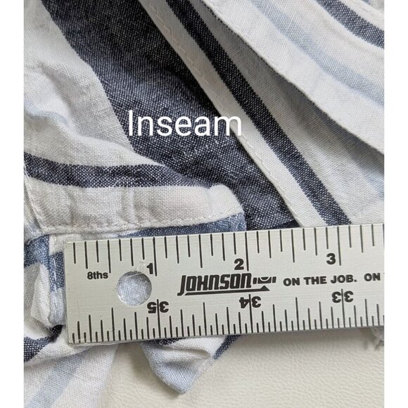 Abercrombie & Fitch Linen Blend Paperbag Waist Pleated Shorts Size Small Women's - Picture 7 of 9